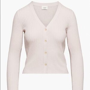 Aritzia Wilfred Vin Gris Manila Cardigan